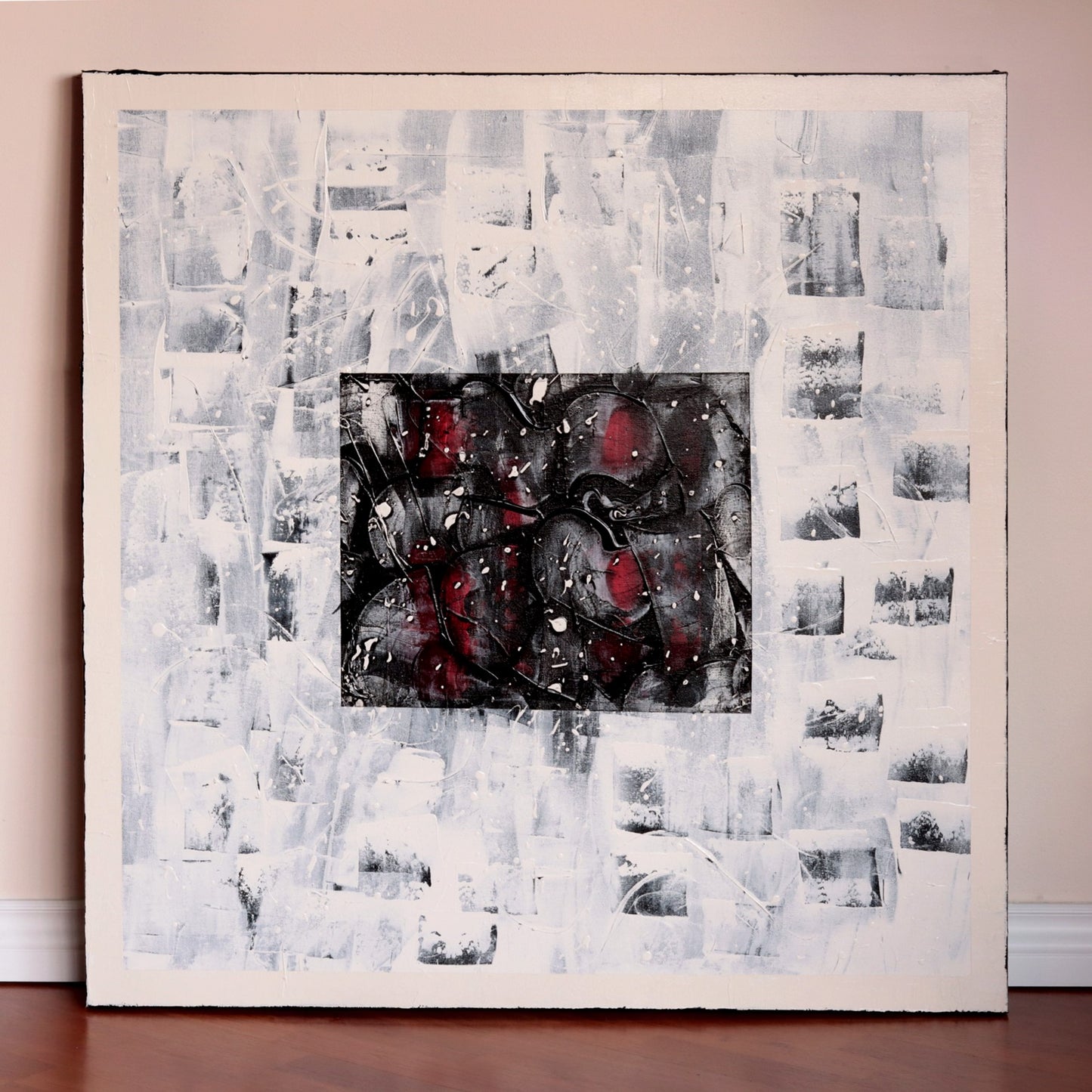Abstract Art: Snowfall in Hokkaido