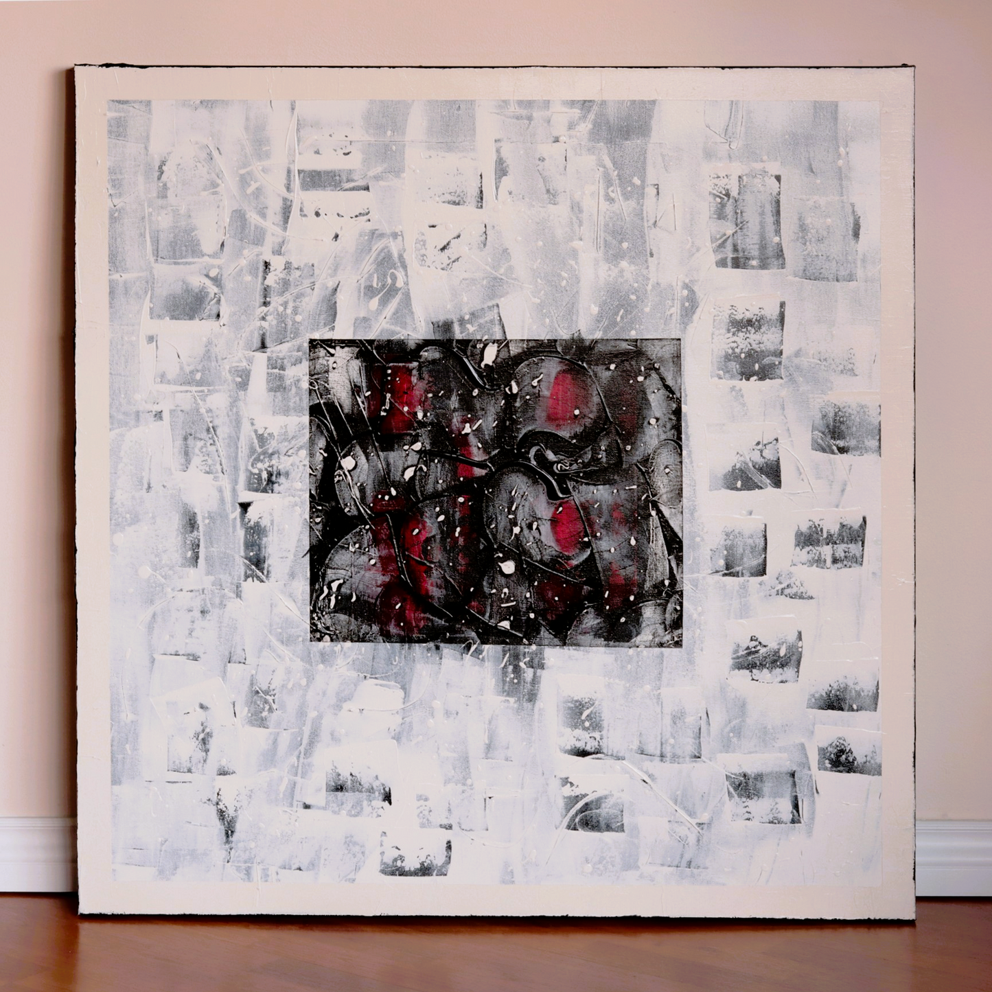 Abstract Art: Snowfall in Hokkaido