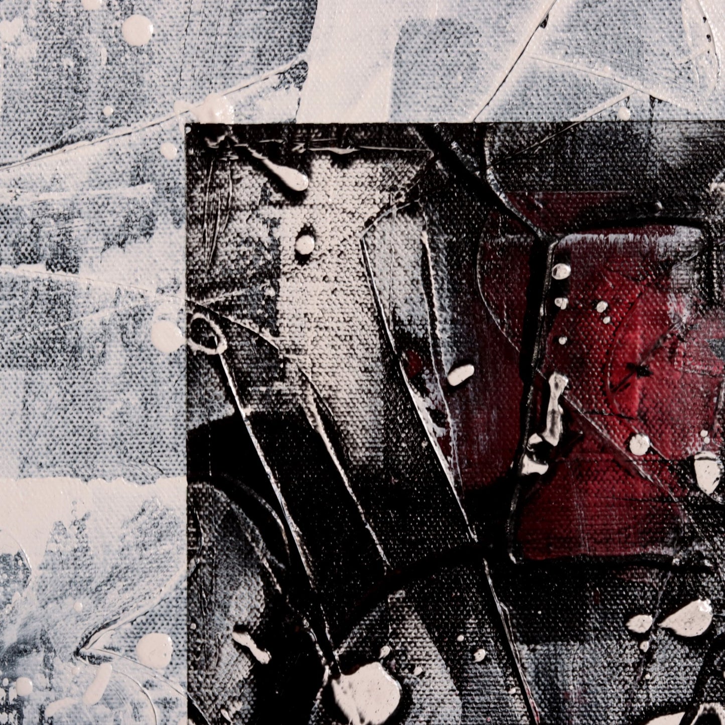Abstract Art: Snowfall in Hokkaido