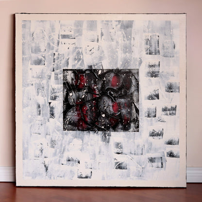 Abstract Art:  Snowfall in Hokkaido